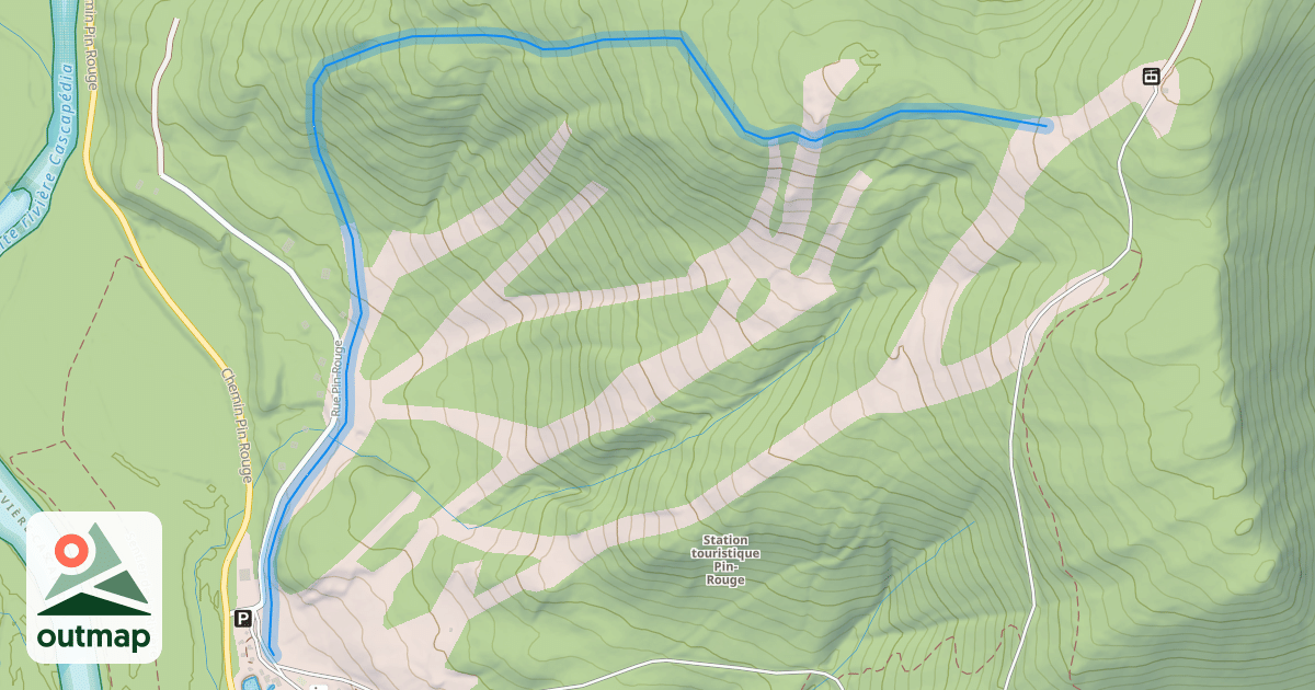Map of La Cascapedia