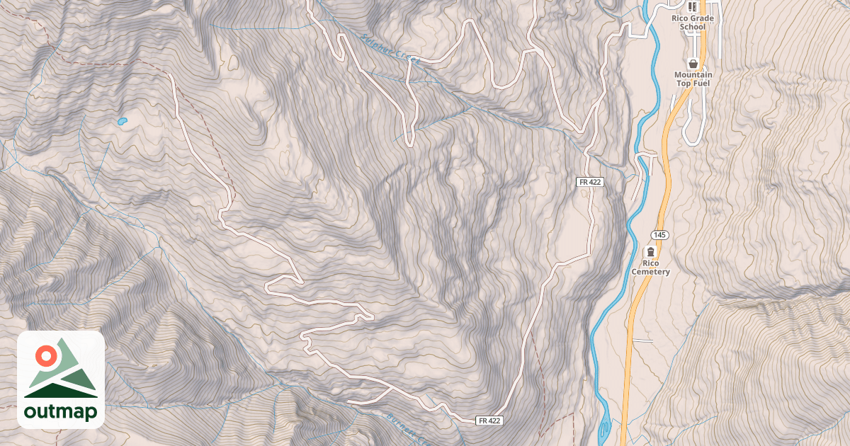 Map of BURNETT