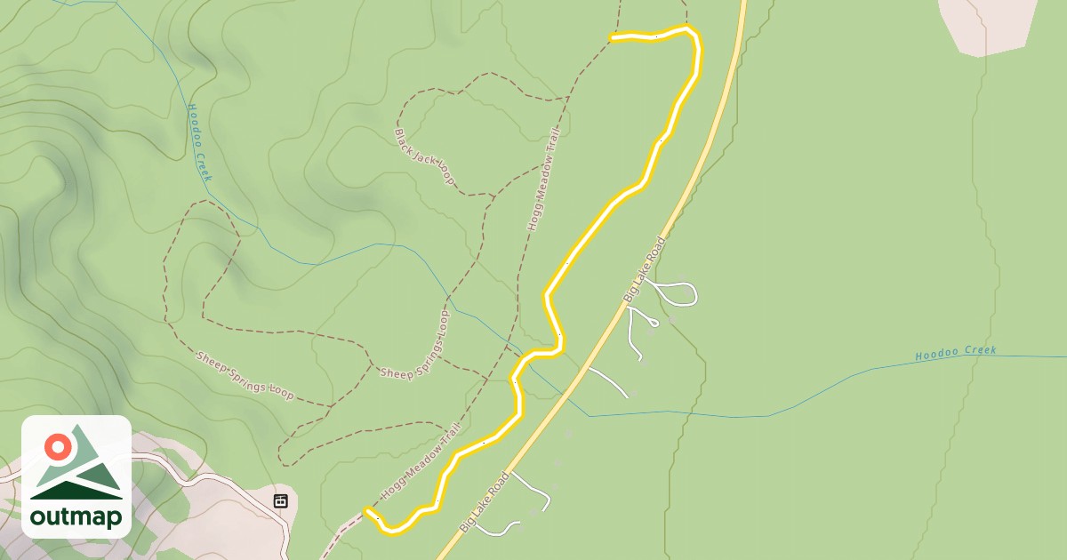 Map of Hayrick Glade