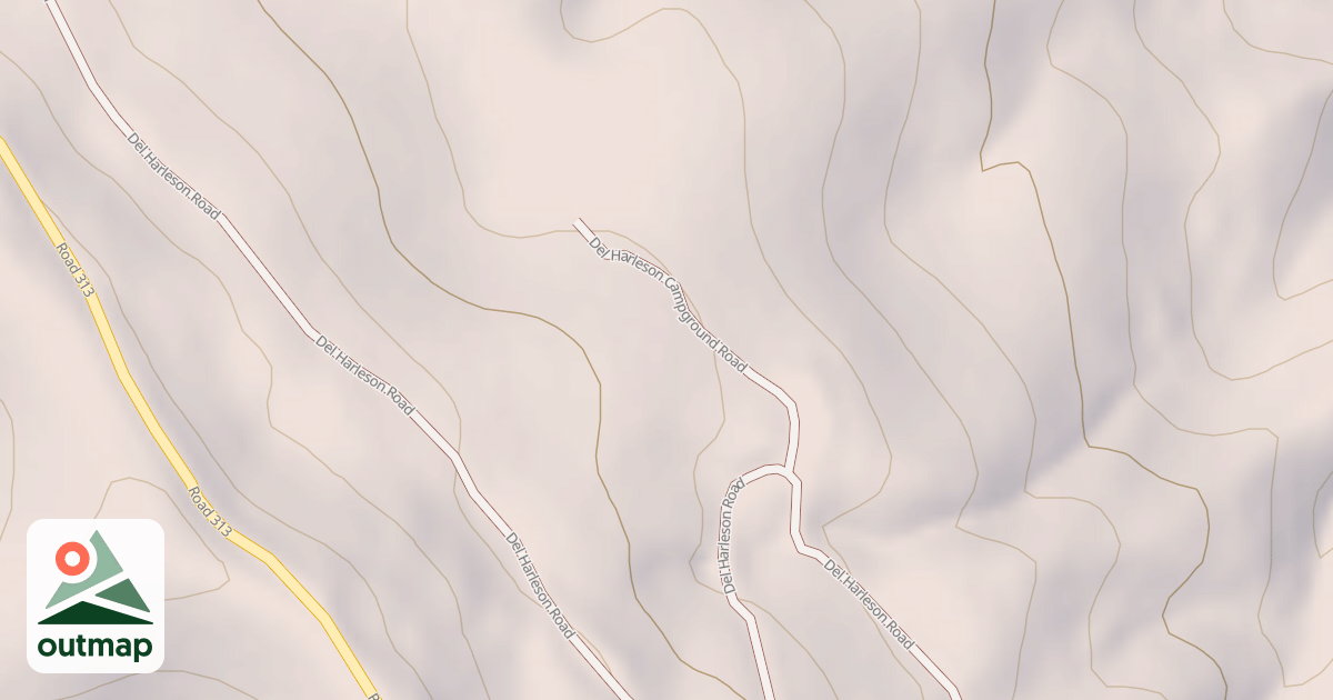 Map of DEL HARLESON C.G.