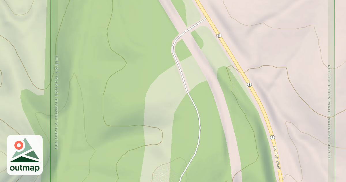 Map of POTLATCH RIVER D