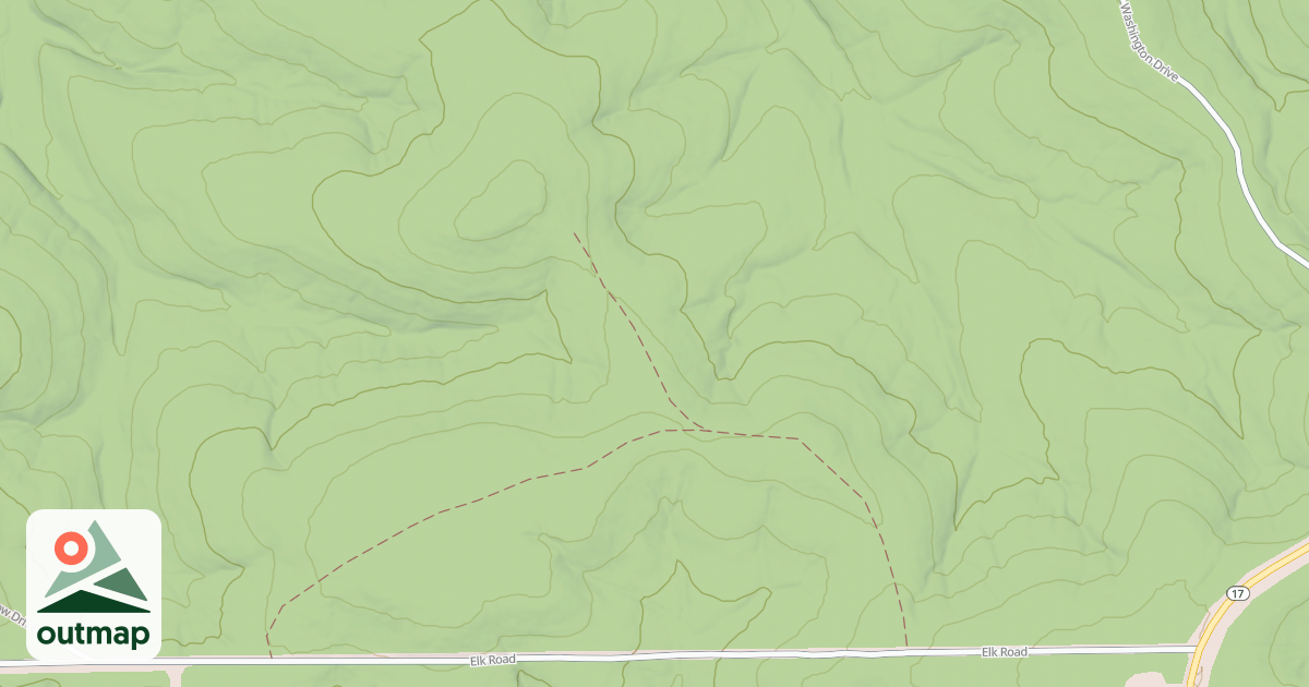 Map of STRAIGHT HOLLOW