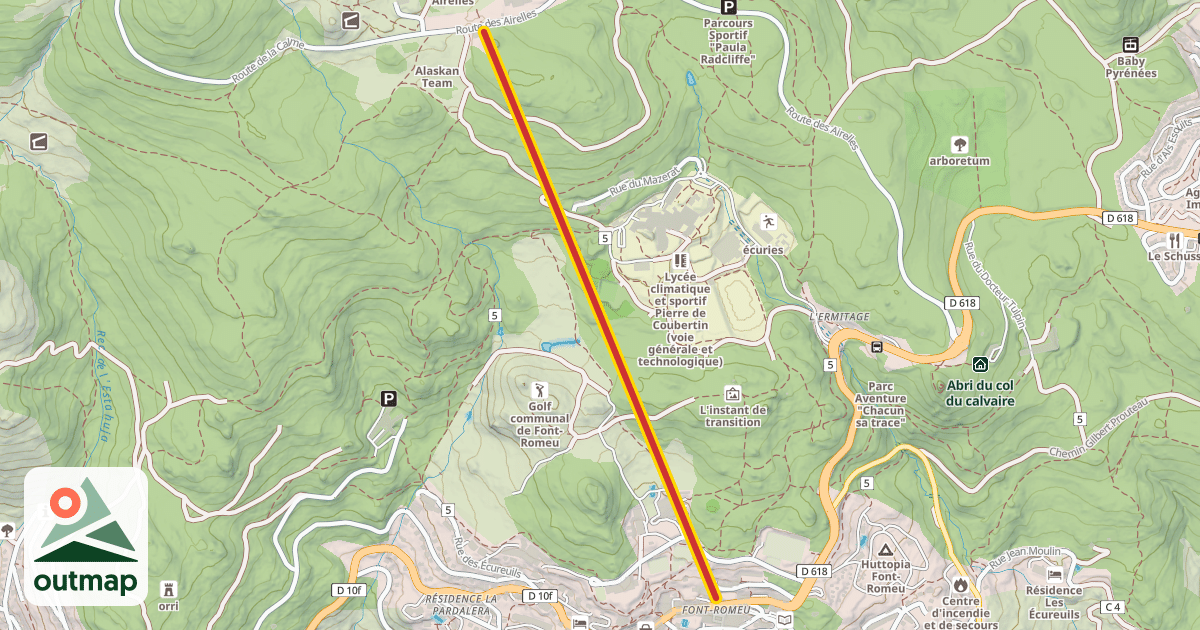 Map of Airelles Express