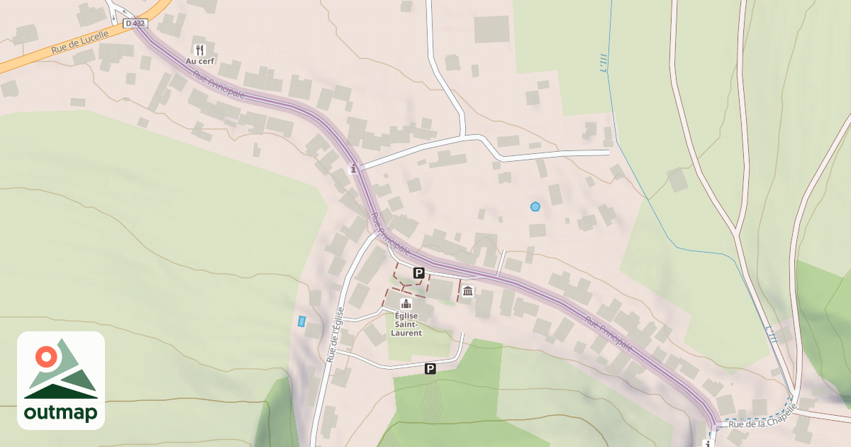 Map of Rue Principale