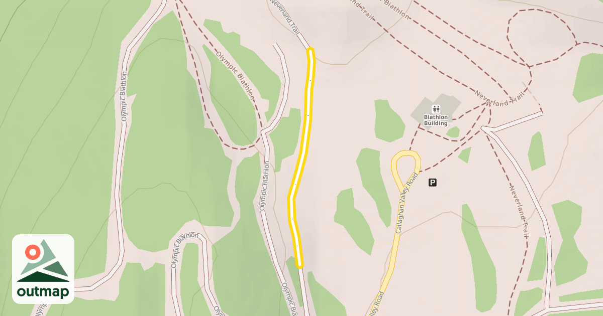 Map of Neverland Trail
