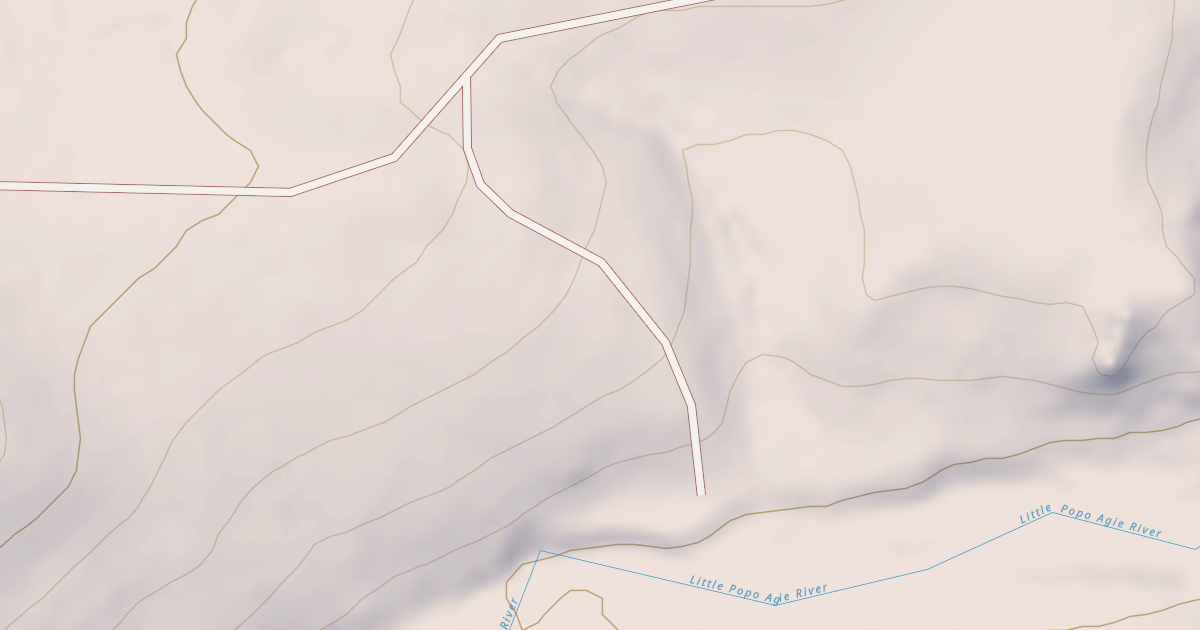 Map preview of EAST WOLF CR TRAIL ACCESS