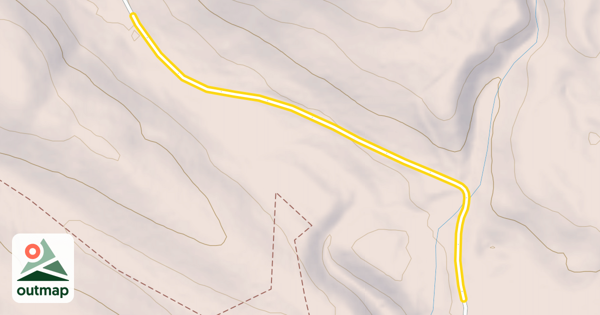 Map of National Forest Development Road 100