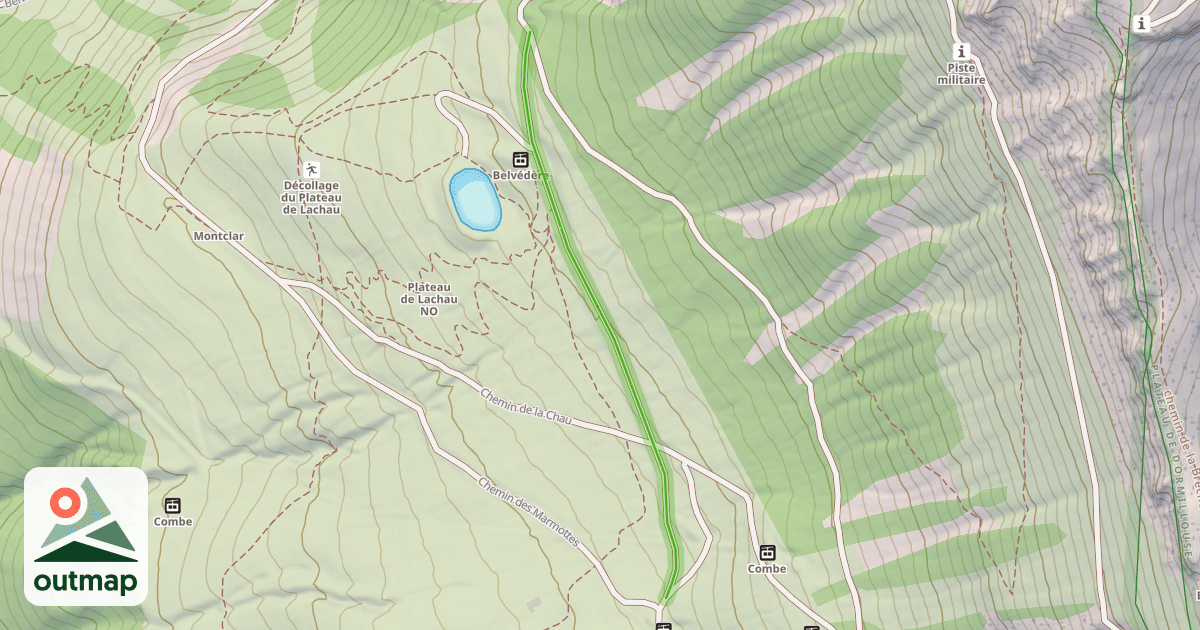 Map of Brèche Express