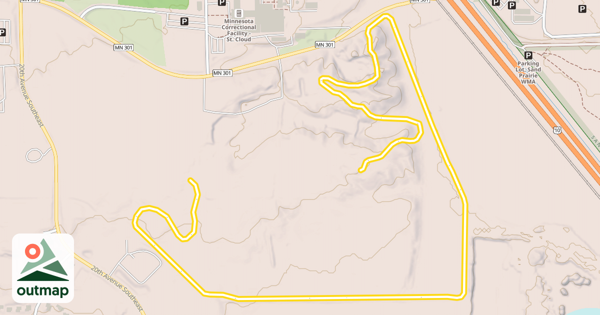 Map of Balto's Dog Loop