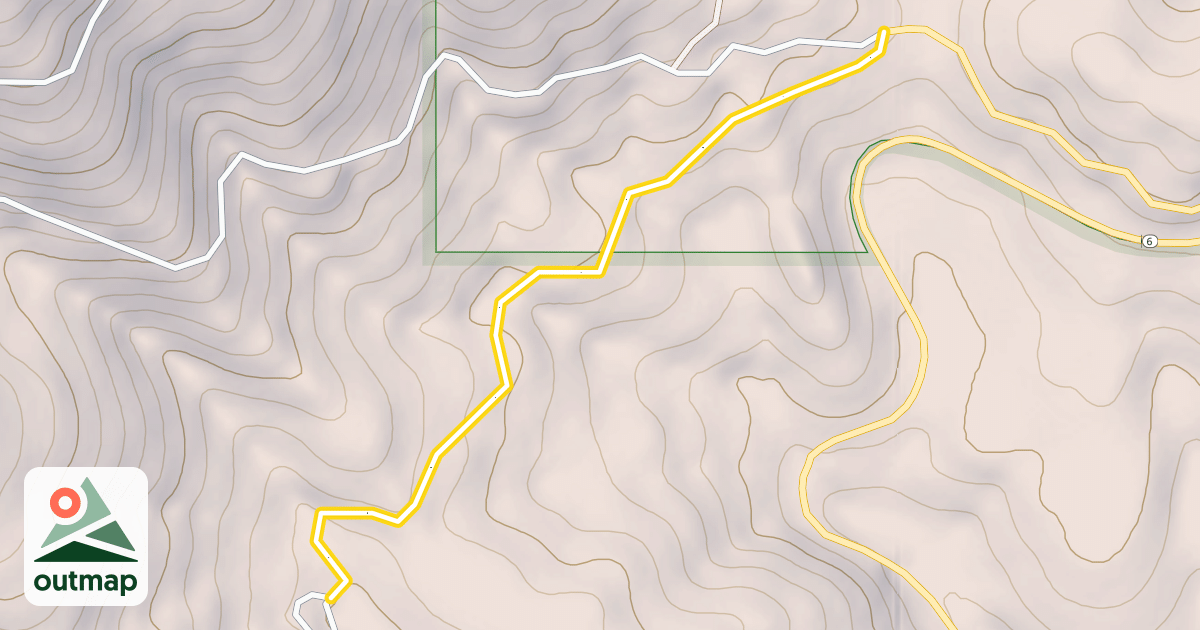 Map of National Forest Development Road 3830