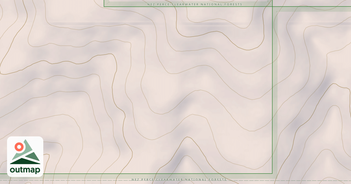 Map of East Fork Meadow Creek