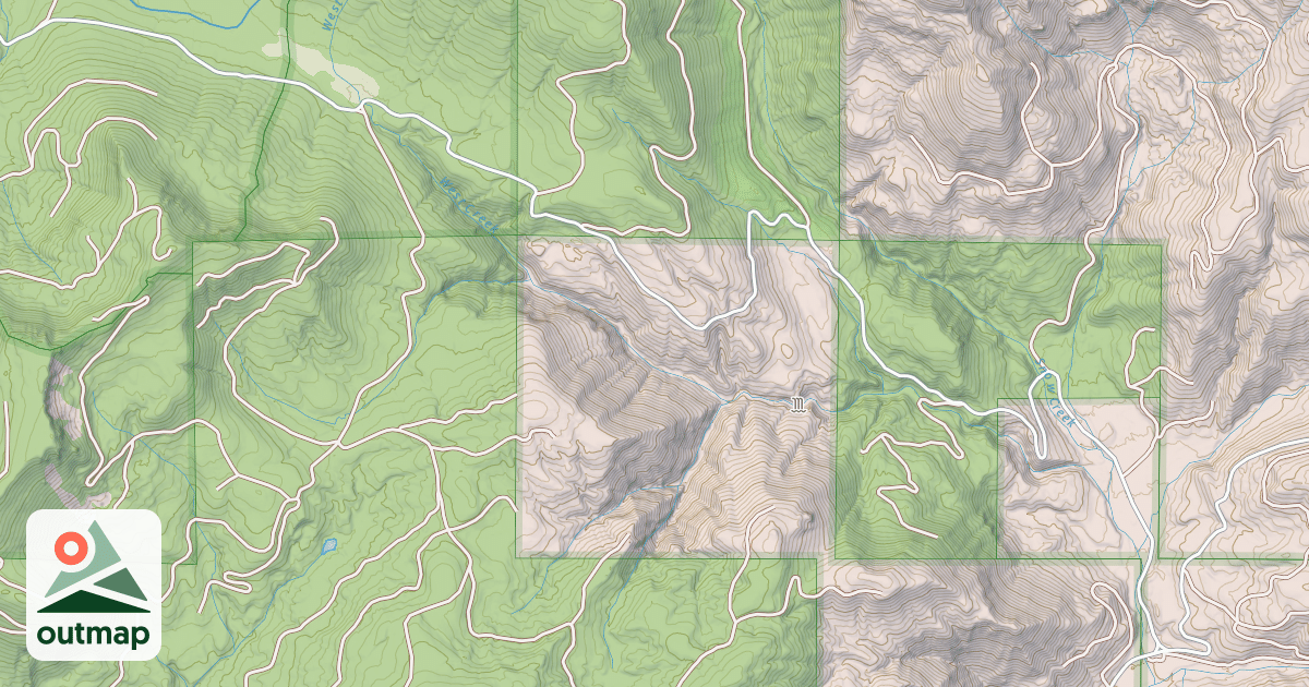 Map of CEDAR MAINLINE