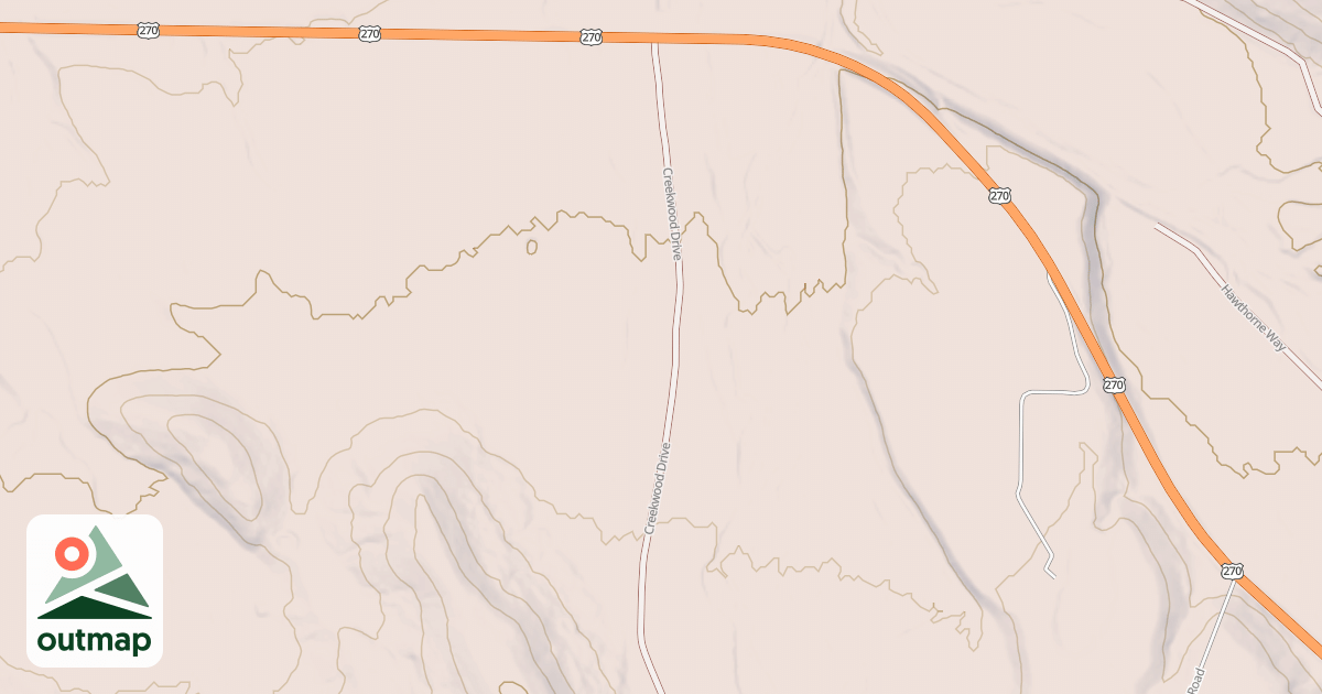 Map of ROCK CREEK