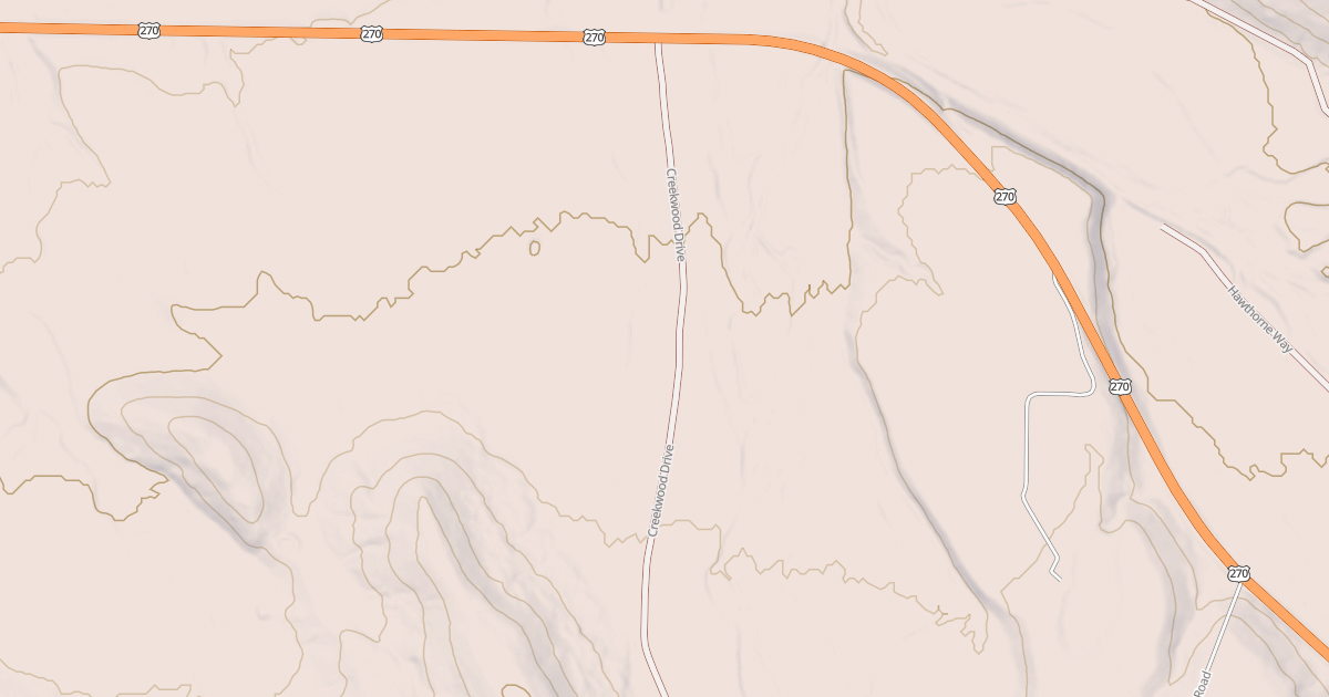 Map preview of ROCK CREEK