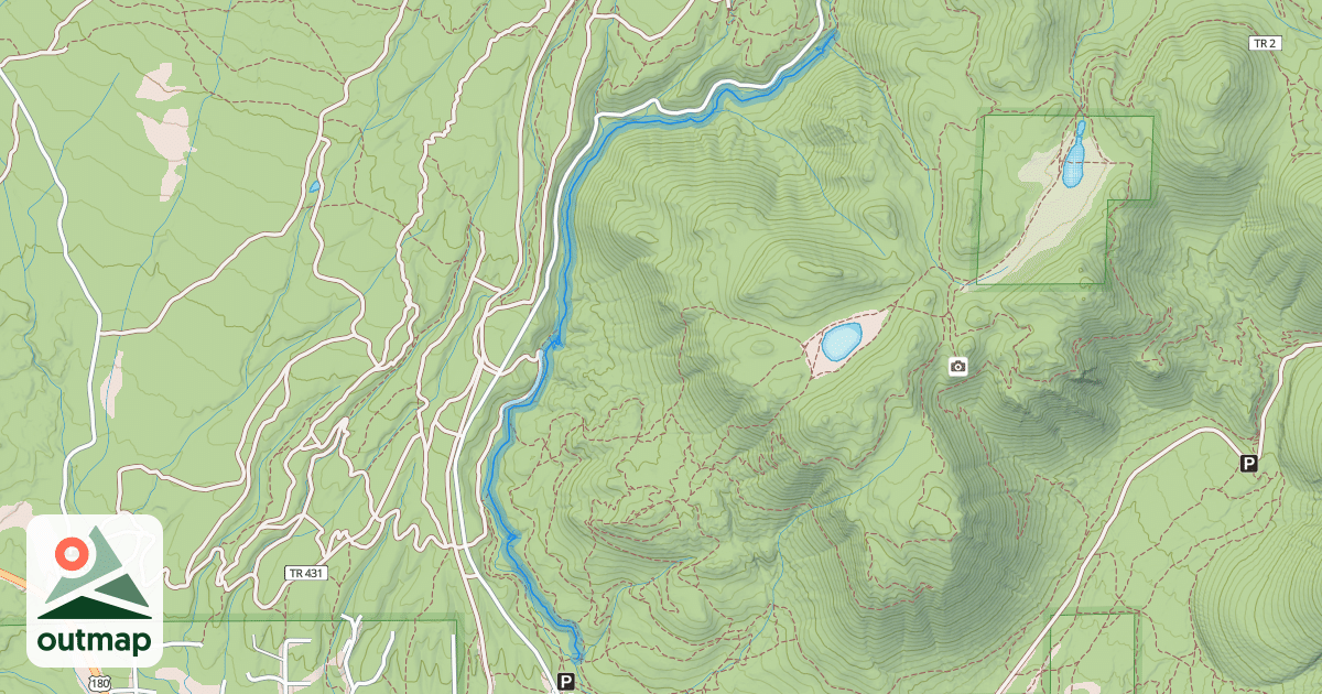 Map of Arizona Trail-Schultz Creek