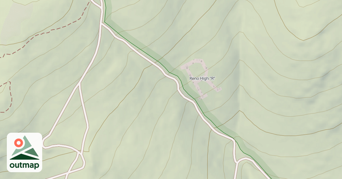 Map of R ACCESS TRAIL