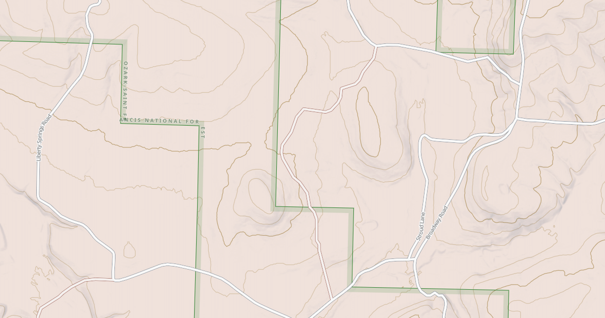 Map preview of USFS Motor Vehicle Use Map Roads {FA5DC517-2370-4CD1-912B-BBD16632E030}