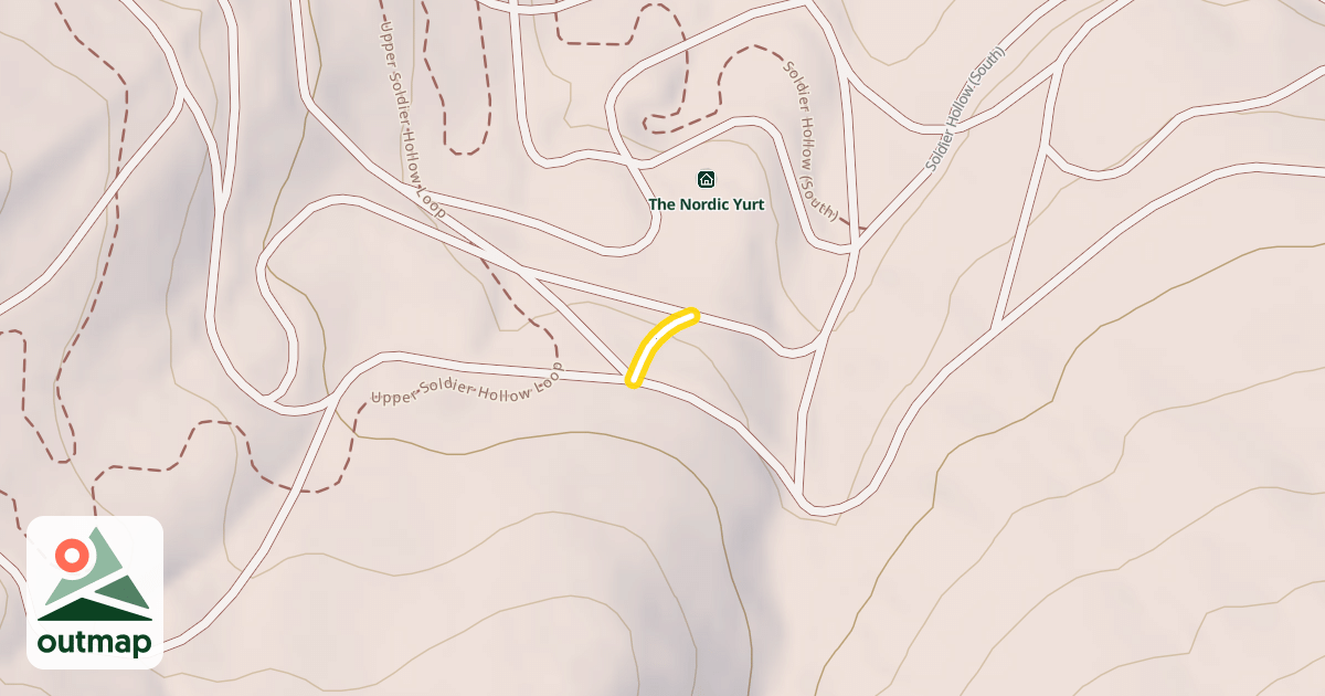 Map of Corkscrew