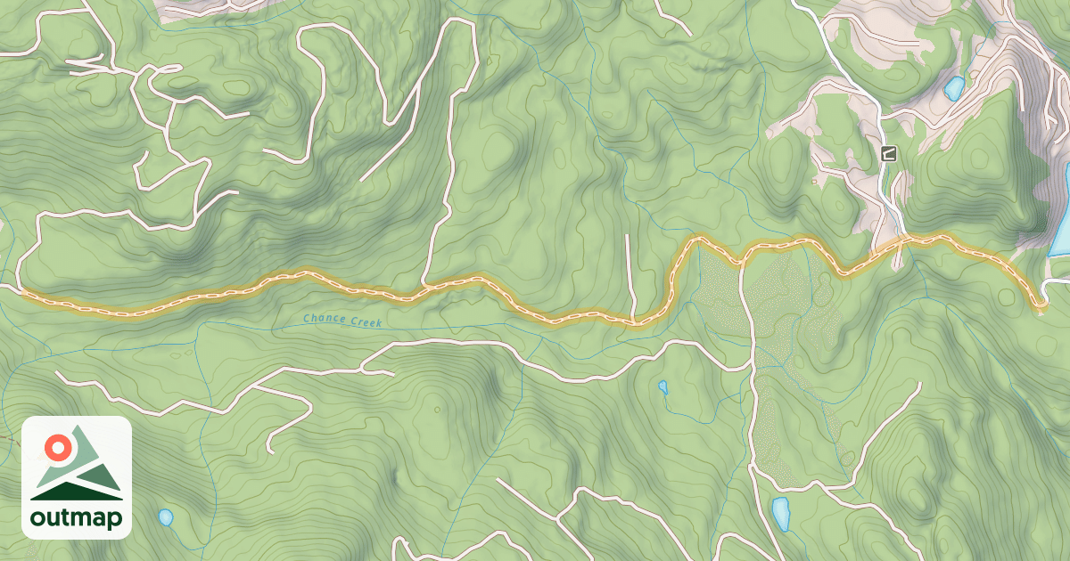 Map of Chance Mainline
