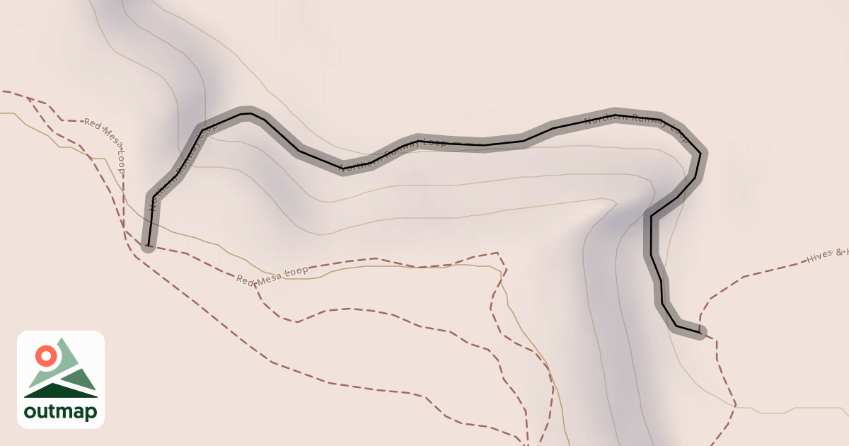 Map of Northern Runway Loop