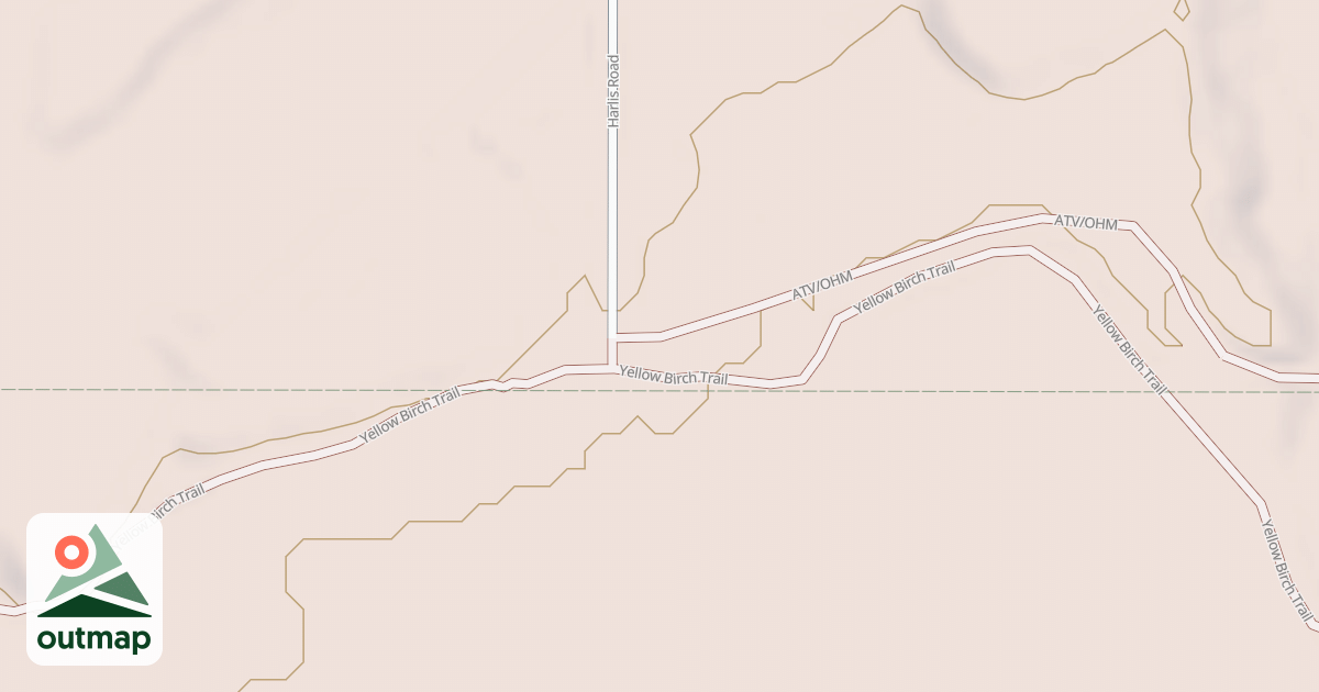 Map of Straight Arrows Trail