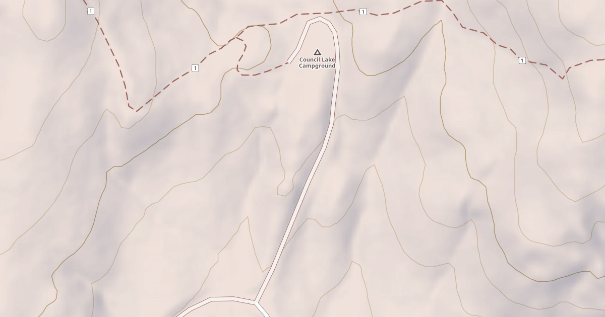 Map preview of COUNCIL LAKE