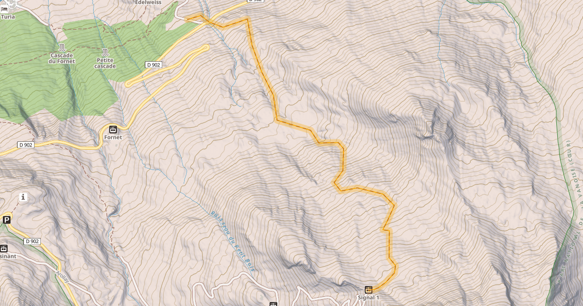 Map preview of Les Grands Vallons