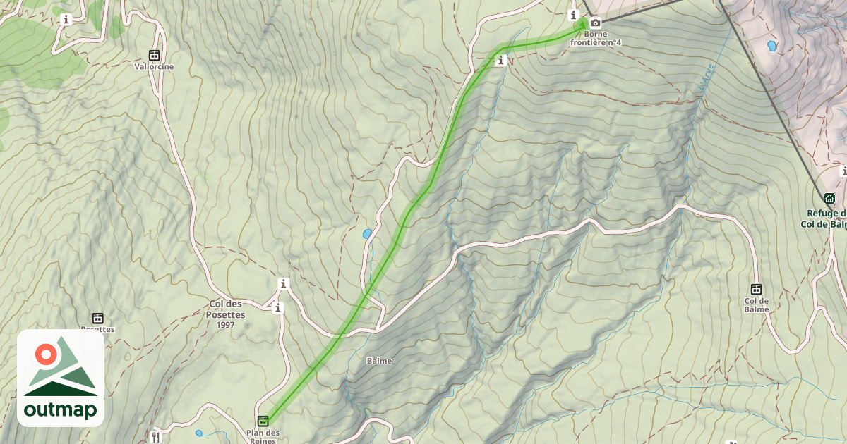Map of Alpages