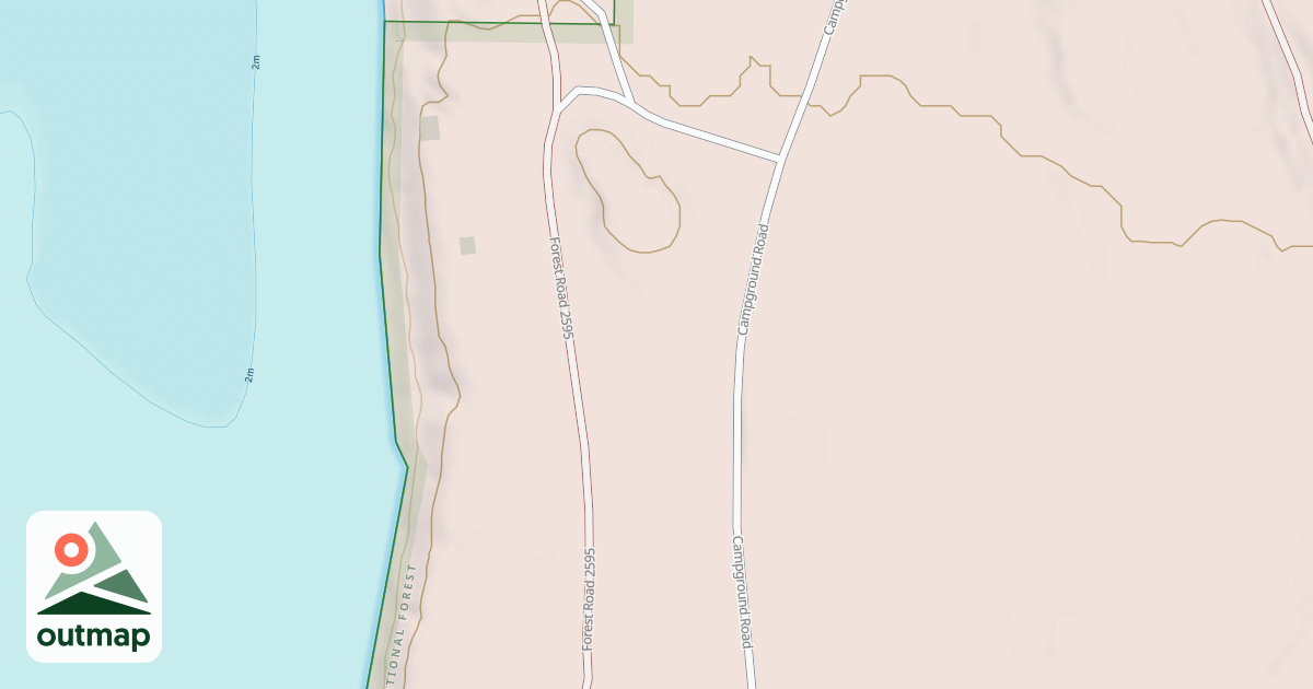Map of AU TRAIN SUMMER HOMES