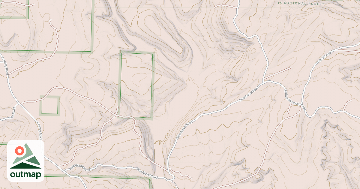 Map of USFS National Forest System Roads {497EDAA8-E816-42C3-AD6F-2F2A7315D760}