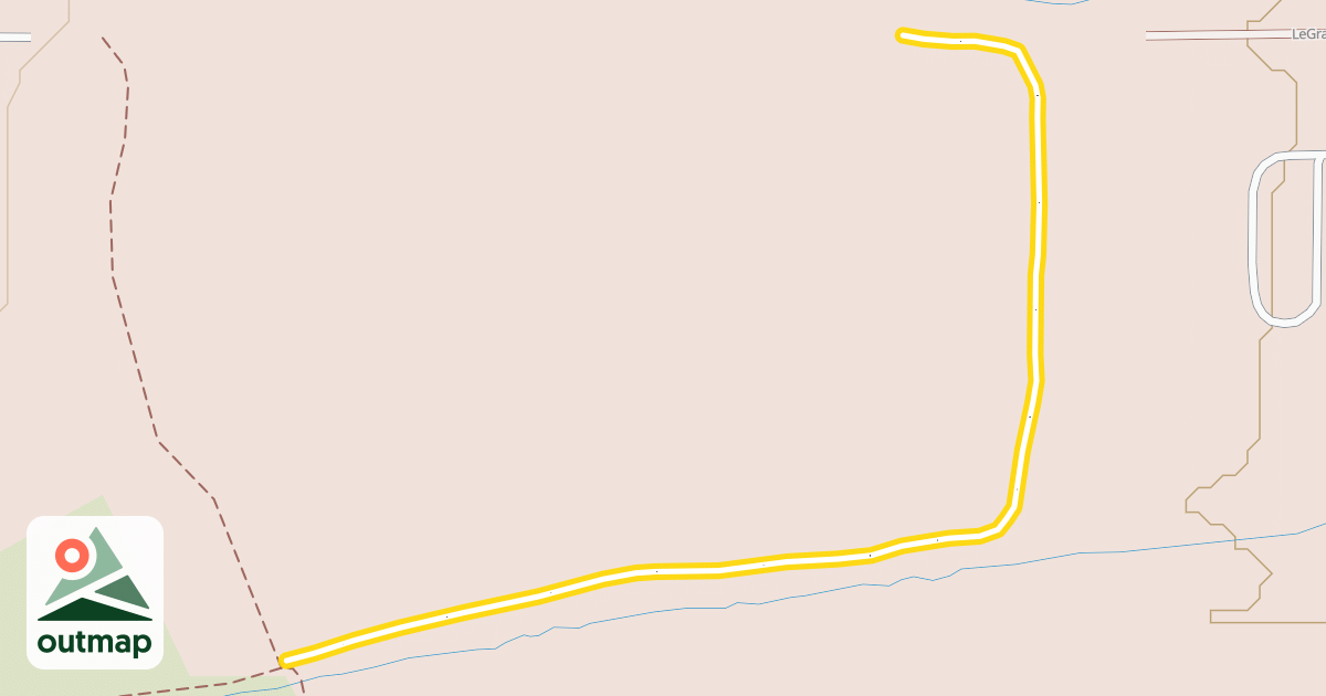 Map of Shoshoni Plains Trail