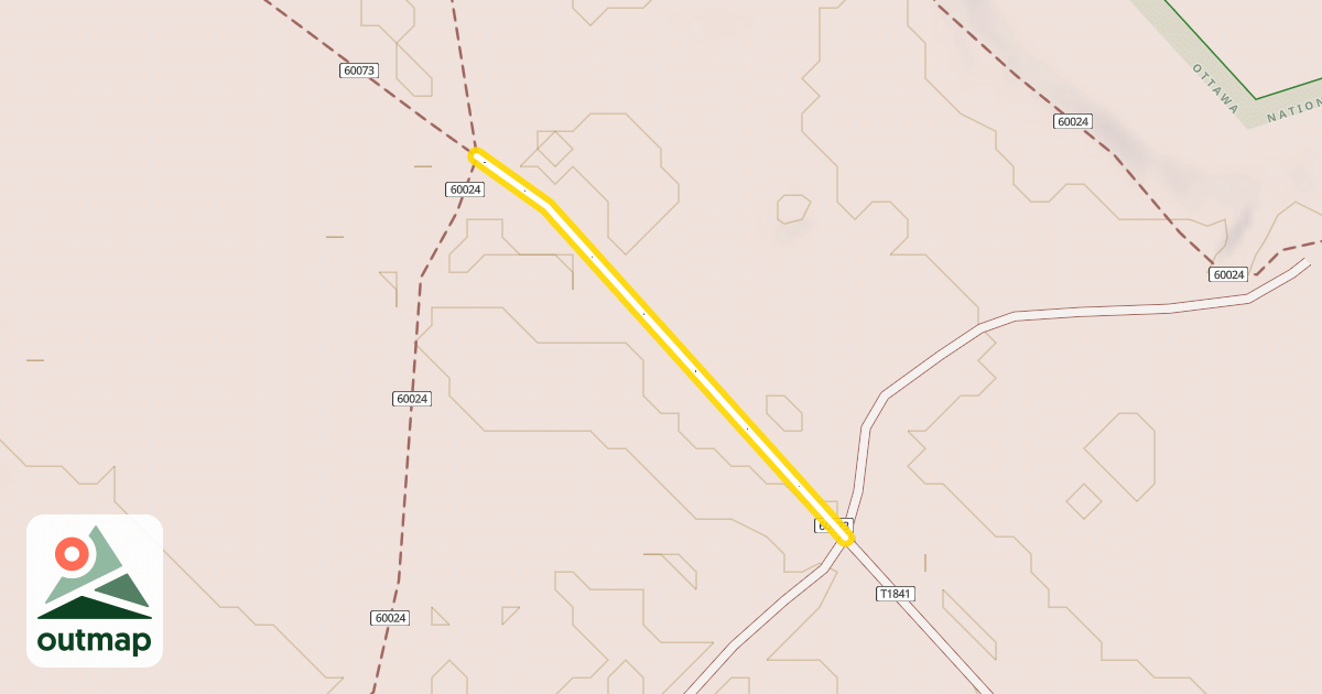 Map of Ontonagon Equestrian Complex
