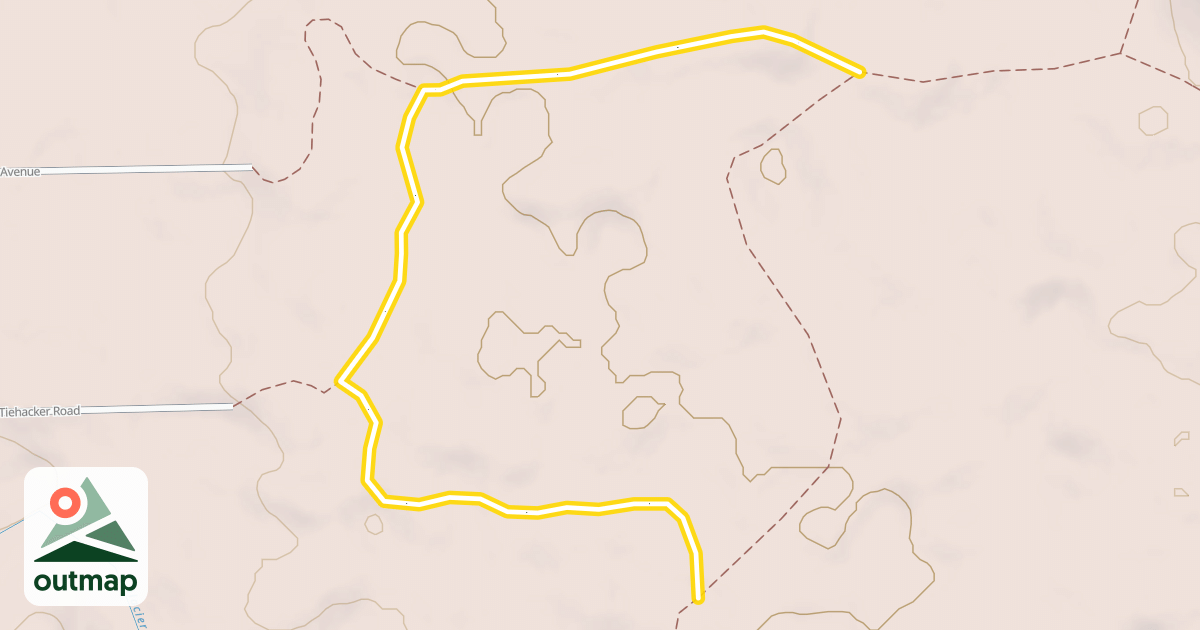 Map of Bear Lake Trail
