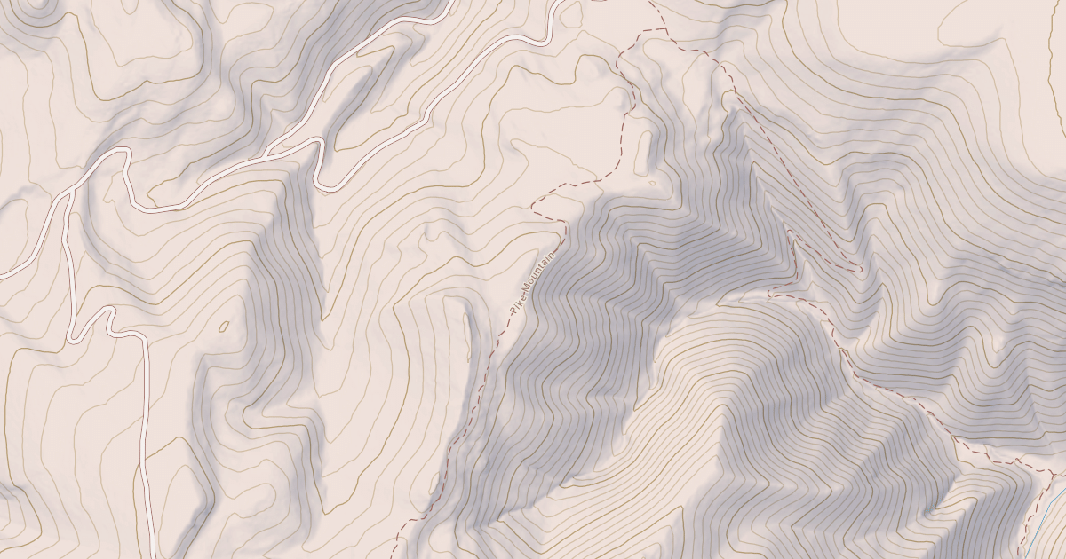 Map preview of Pike Mountain