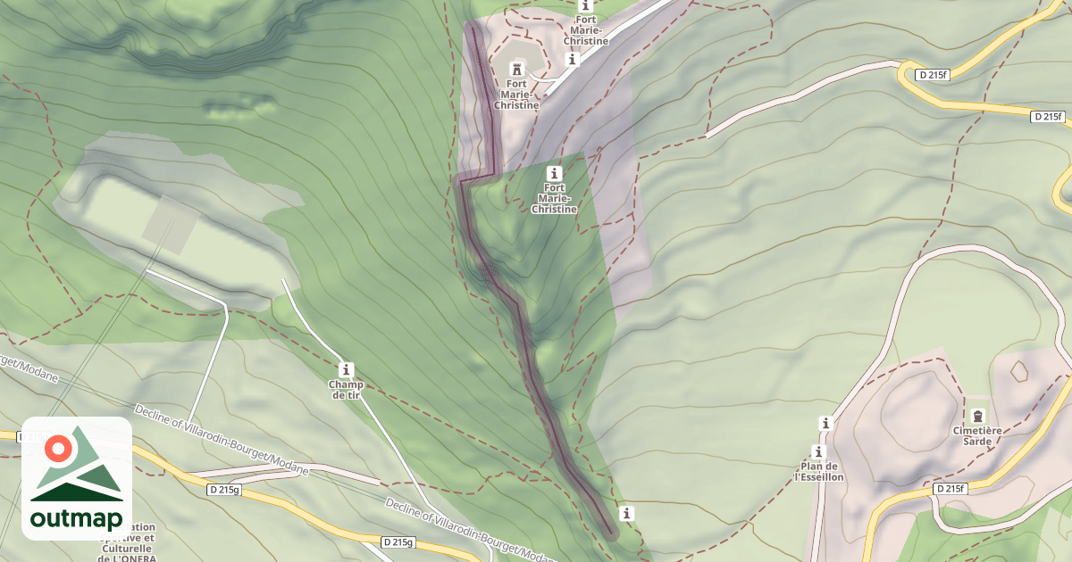 Map of Falaises Marie-Christine
