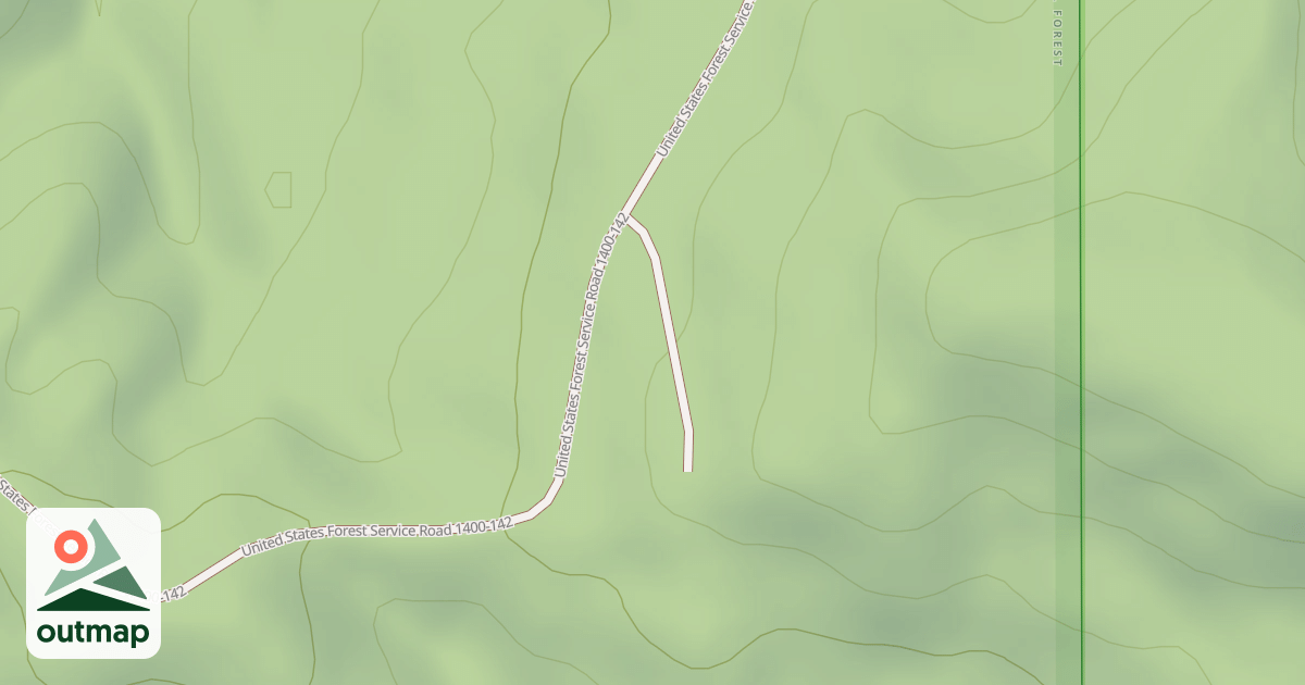 Map of USFS National Forest System Roads {88FED886-611A-4BEF-B97D-E9F6E80C2D70}