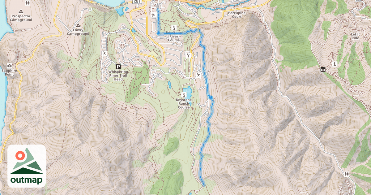 Map of Soda Ridge Trail