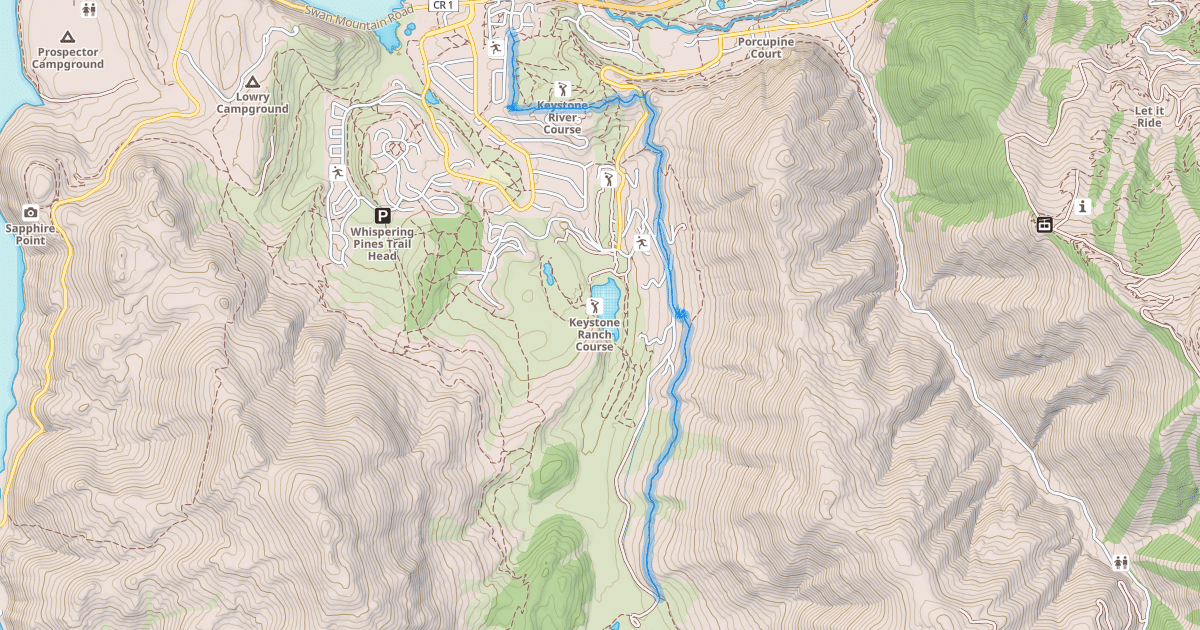 Map preview of Soda Ridge Trail