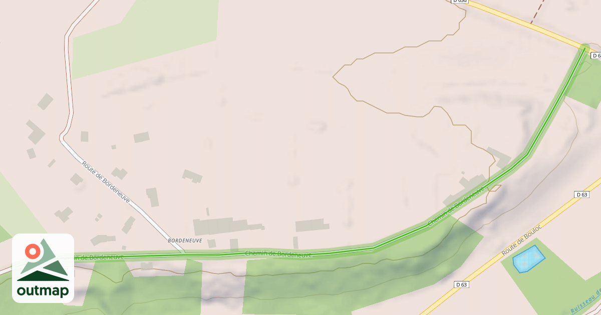 Map of Chemin de Bordeneuve