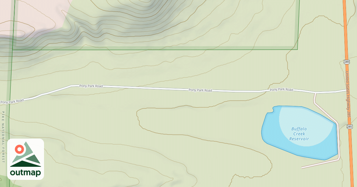 Map of PONY PARK