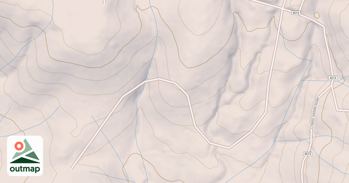 Map of ALDER CREEK SPUR