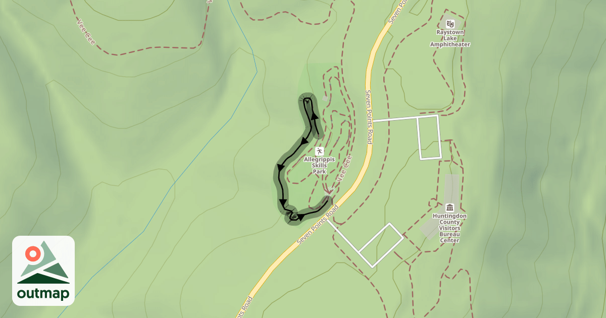 Map of Skills Park Black Line