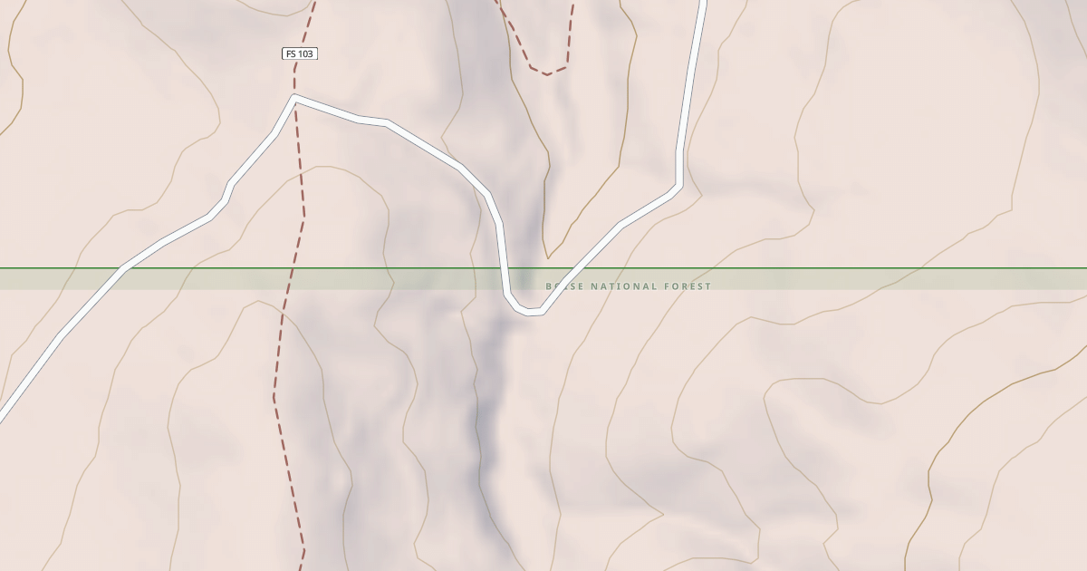 Map preview of GRAYBACK GULCH