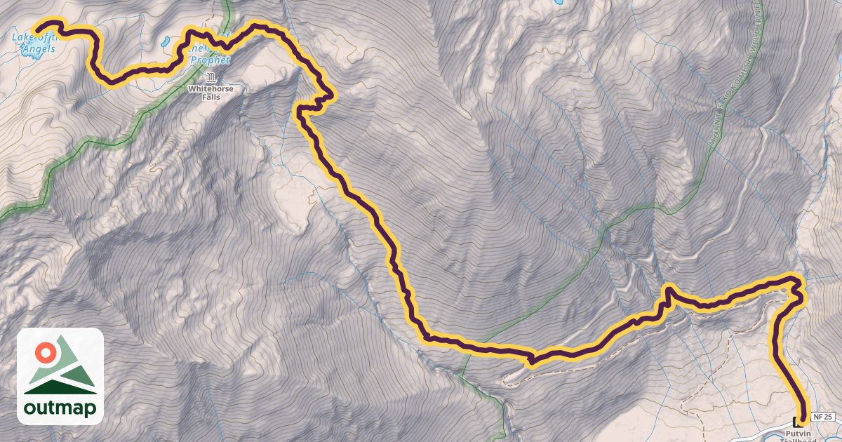 Map of Putvin Trail #813