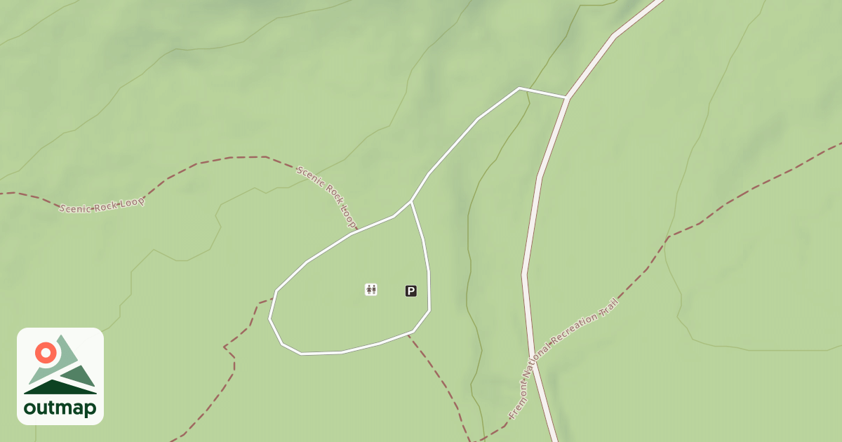 Map of ANTLER TRAILHEAD