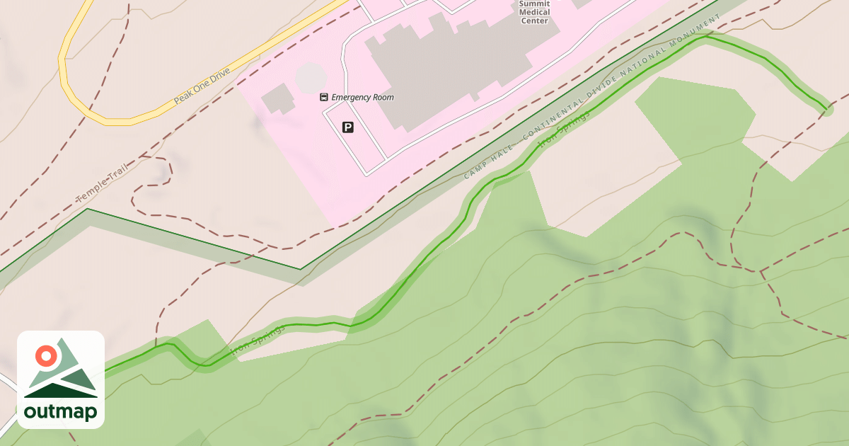 Map of Iron Springs