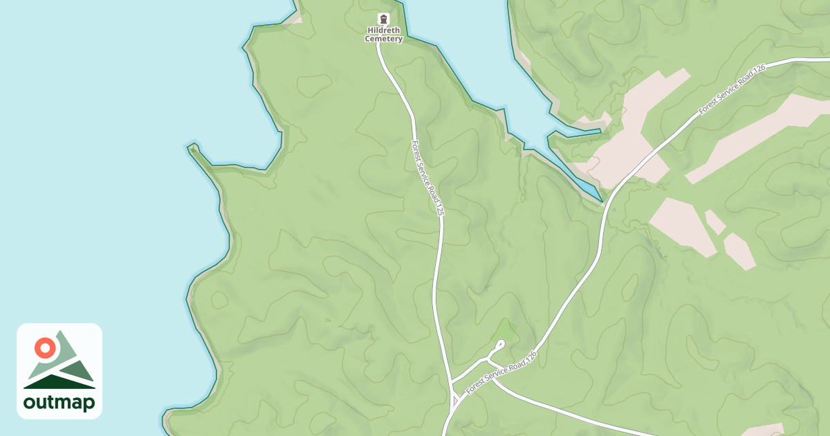 Map of HILDRETH CEMETERY ROAD