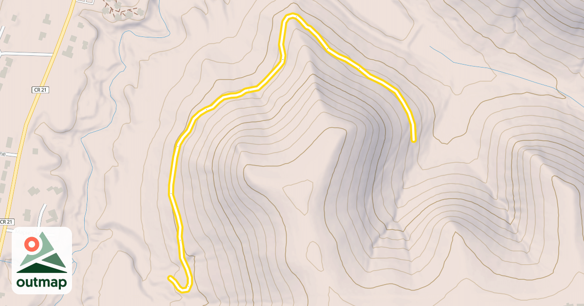 Map of Upper Trail