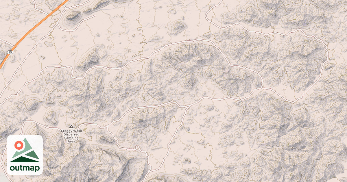Map of BLM National GTLF Public Motorized Roads 040bd445-b9d4-4e4e-a528-602771080faf