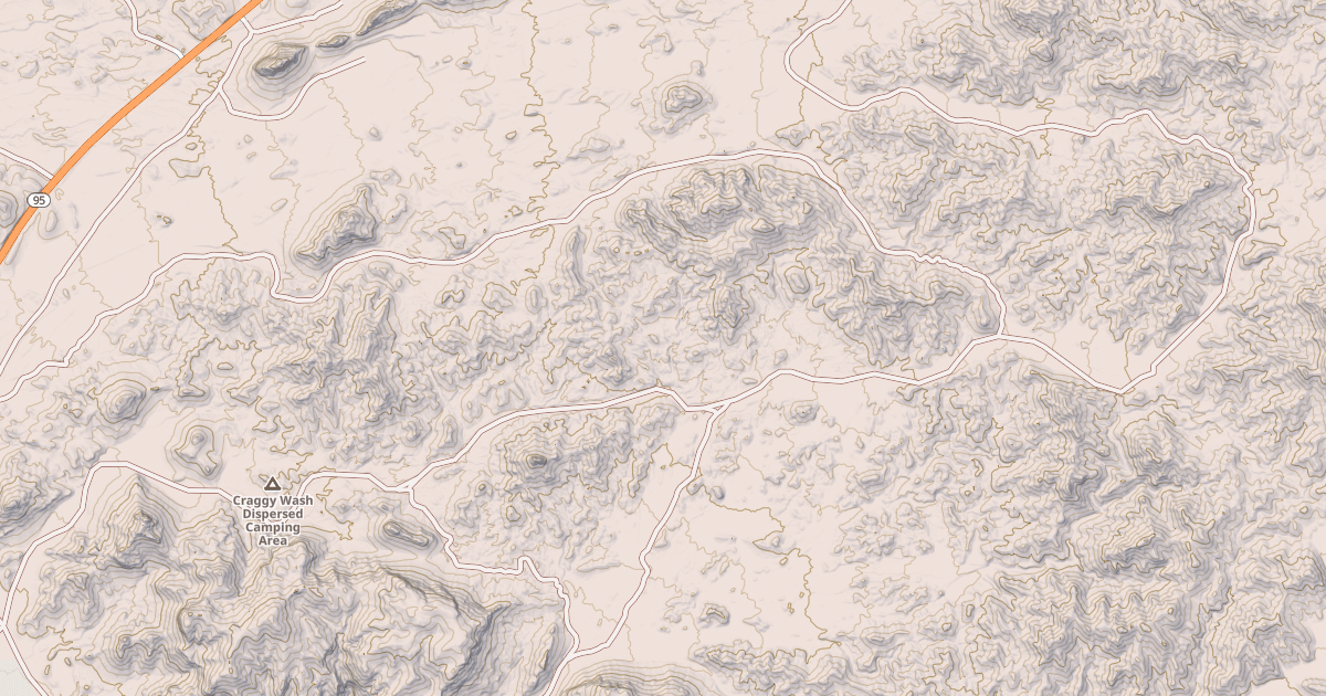 Map preview of BLM National GTLF Public Motorized Roads 040bd445-b9d4-4e4e-a528-602771080faf
